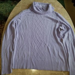 Lavender Relaxed Fit Soft Fine-Gauge Sweater M